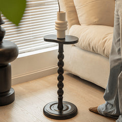 Affordable Modern Tea Table – Elegant Brown and Black Beech Wood Design yw-213